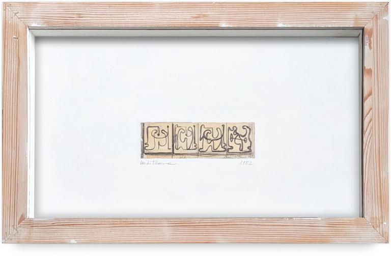 Catalogue raisonné, Francesco Marino di Teana, ANNONCIATION 1952, Annunciacion e fusion — 1952