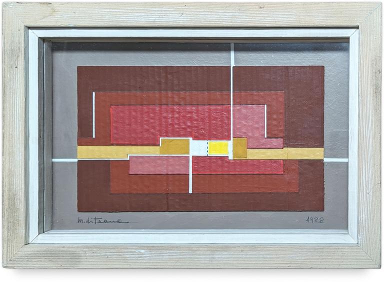 Catalogue raisonné, Francesco Marino di Teana, Après le chaos - Nebulosa en accion e Formacion - maquette de Fusion e Transformacion de los Cuerpos) — 1988