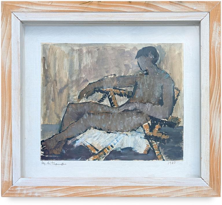 Catalogue raisonné, Francesco Marino di Teana, Desnudo Croquis de mi Nicolas — 1980