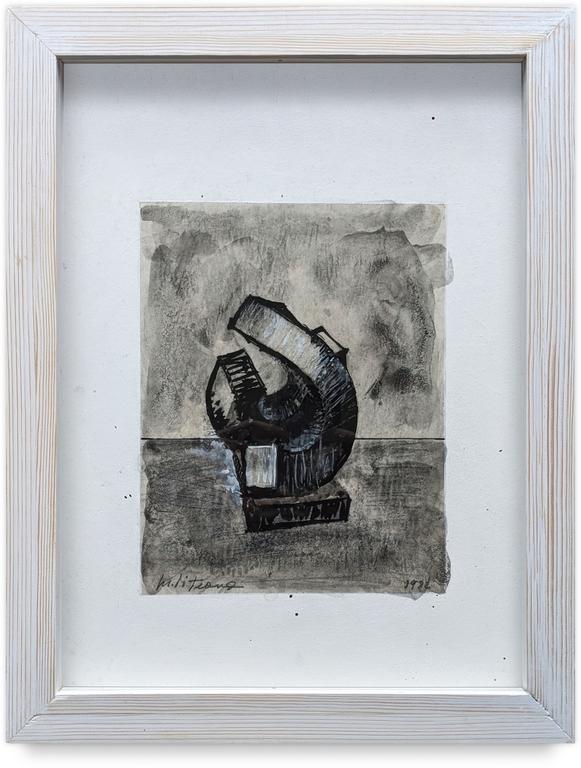 Catalogue raisonné, Francesco Marino di Teana, Entrelacement Encre de Chine — 1982