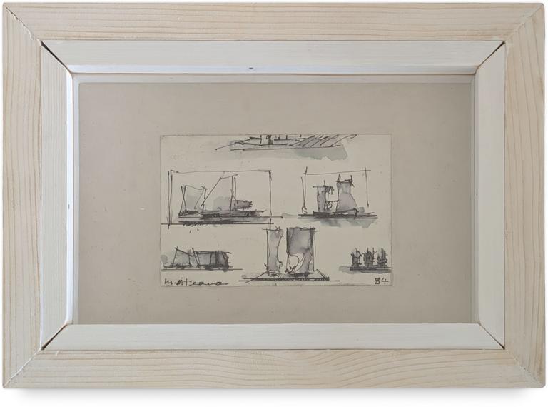 Catalogue raisonné, Francesco Marino di Teana, Etude Hommage à Villemin — 1984