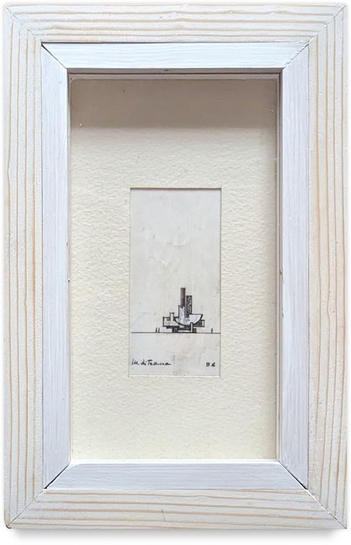 Catalogue raisonné, Francesco Marino di Teana, Hommage à Filippo Brunelleschi, Série de travaux préparatoires 5/7 — non daté