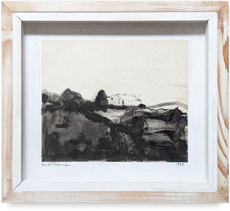 Catalogue raisonné, Francesco Marino di Teana, Paysage avec la maison — 1980