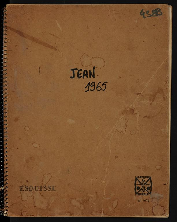 Catalogue raisonné, Jean & Jacqueline Lerat, Carnet de Jean Lerat 4588 — 1965