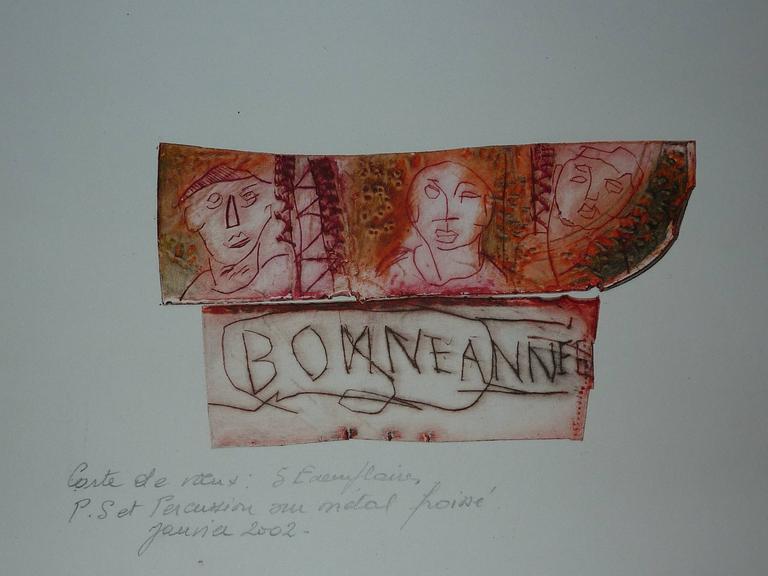 Catalogue raisonné, , BONNE ANNÉE - Carte de vœux 