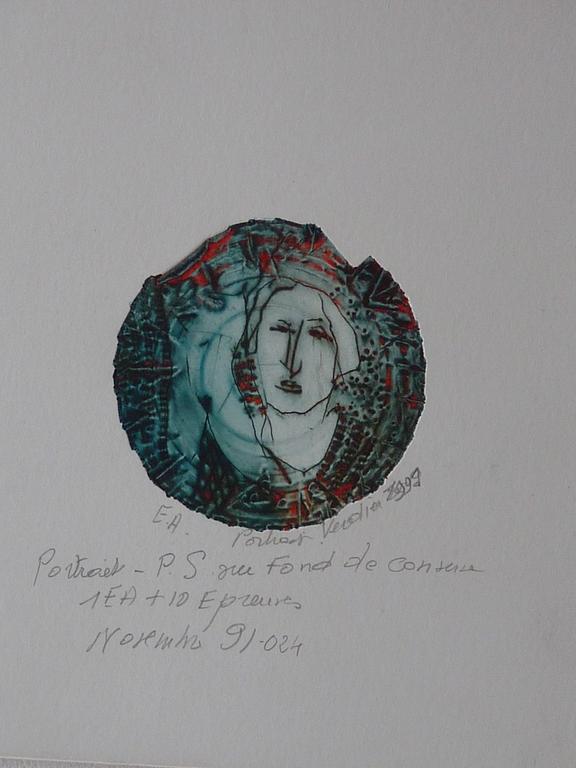 Catalogue raisonné, , Portrait bleu (boîte de conserve)