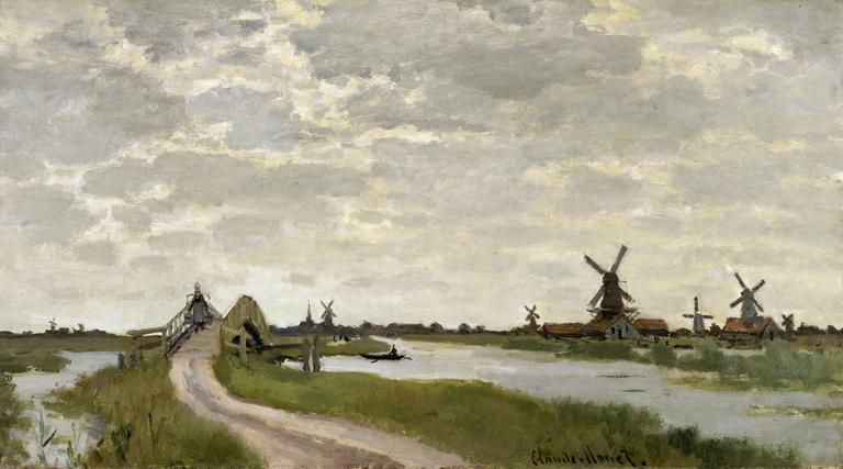 Catalogue raisonné, Claude Monet, Moulins à vent près de Zaandam