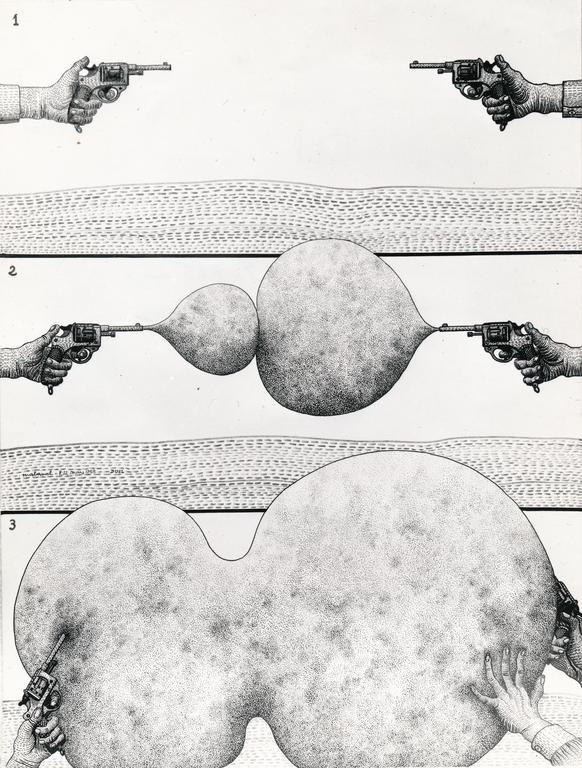 Catalogue raisonné, Robert Malaval, Le Duel - 1965