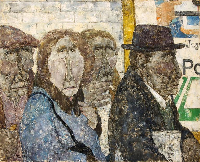 Catalogue raisonné, Akira Tanaka, Sur le quai de métro (II)