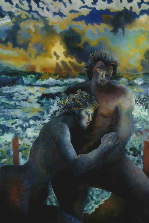 Catalogue raisonné, Brigitte Moreau Serre, Tendresse et passion ou Les Amants d'Atlantis