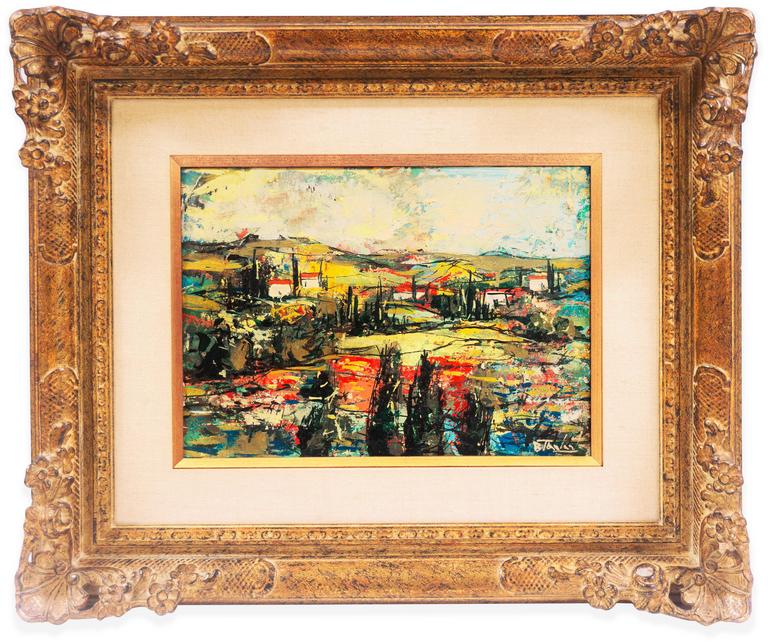 Catalogue raisonné, Bertoldo Taubert, Paysage de Toscane