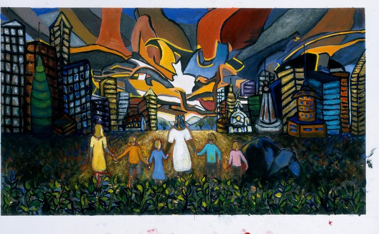 Catalogue raisonné, Brigitte Moreau Serre, Vue sur la ville