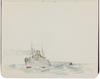 Carnet de dessins, 70 images de bateaux, 1915