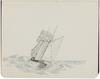 Carnet de dessins, 70 images de bateaux, 1915
