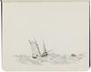 Carnet de dessins, 70 images de bateaux, 1915