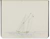 Carnet de dessins, 70 images de bateaux, 1915
