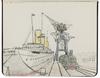 Carnet de dessins, 70 images de bateaux, 1915