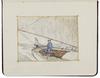 Carnet de dessins, 70 images de bateaux, 1915