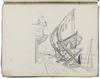 Carnet de dessins, "Toulon 1932, à bord du "Jean-Bart"