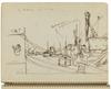 Carnet de dessins, La Rochelle, le "Sarita", 1939