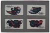 1) oiseau 2) oiseau 3) compo 4) oiseau, feutre
