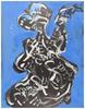 forme sur fond bleu, 2025
