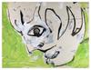 Jean-Jacques Lebel, visage - 1995