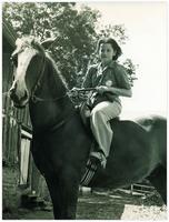 Photo Daria à cheval à La Michelière