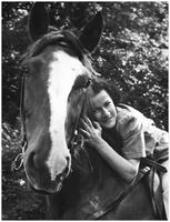 Photo Daria à cheval à La Michelière