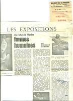 Article de Michelle Seurière 1966.