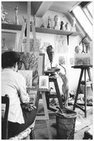 Photo Atelier Daria Gamsaragan Square Henri Delormel, Paris 1977