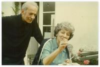 Avec Guy Levis Mano et son buste 1970