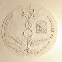 Chambre de commerce Plâtre D=30 cm © Collection Daria Gamsaragan Estate