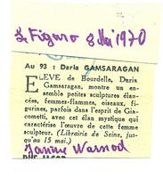 Critique par Warnod exposition chez Marthe Nochy