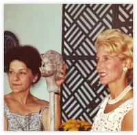 Photo Daria et son modèle, Palm Beach 1963