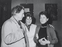 Exposition chez Marthe Nochy 1970 avec René Collamarini (sculpteur) et au centre Alice C. élève de Daria Gamsaragan