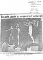 Les Arts Sacrés 1958 Musée d'art moderne
