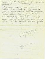 Lettre manuscrite Daria Gamsaragan au Musée de la médaille Varsovie 1978 - 2