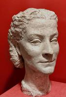 Autoportrait Daria Gamsaragan (1) Plâtre H=34 cm 