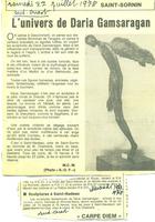 Exposition au domicile de M. Eric Chabrerie à Saint Nadeau (Charente)