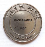 Revers de la Médaille de la Ville de Paris au nom de Gamsaragan (mal orthographié)