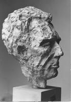 Roger Vailland plâtre 1957