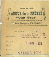 Salons 1939 -1