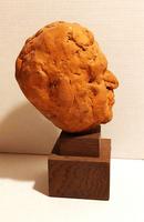 Tête homme terre cuite (2)