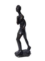 Adam et Eve (1) bronze noir H=32 cm avec le socle en bronze 