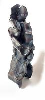 Bronze noir, (feuille de cire froissée) (1) sans socle H=20 cm 