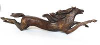 Cheval poisson (1) bronze marron L=58 cm sans socle exemplaire 1 