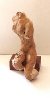 Corps de femme assise (étude) L=13 cm, plâtre ou terre cuite 