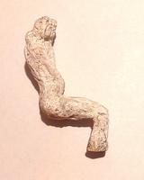 Couple enlacé ébauche, plâtre L= 20 cm 