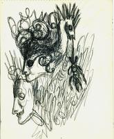 Croquis 17, 21x26 cm © Collection Daria Gamsaragan Estate